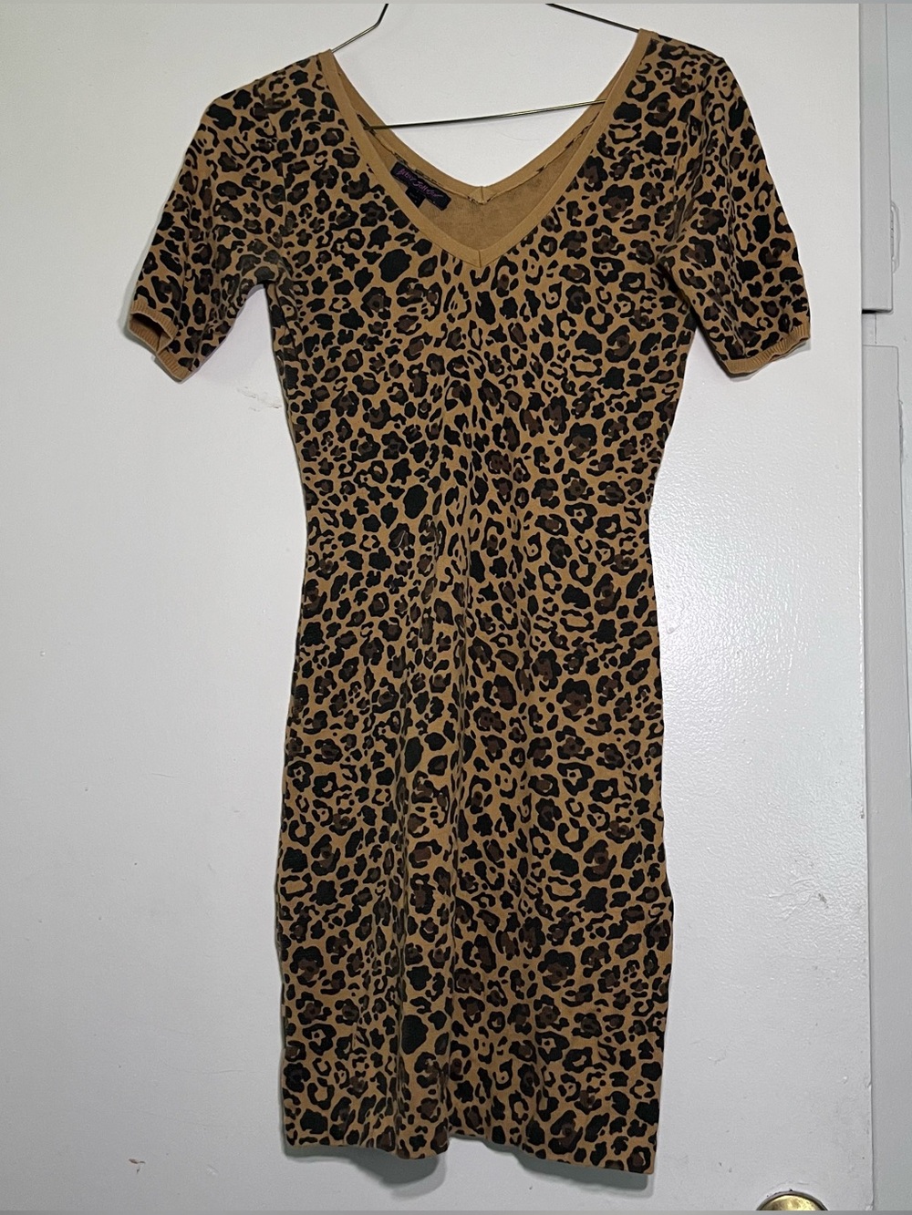 Vintage Betsey Johnson Leopard Dress